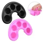 2x Finger Manicure Bowl Quick Soak Off Tray Acrylic Uv Gel Nail Art Remover Tool