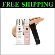 Anti-Aging AirBrush Foundation Set: Primer, Spray Makeup, & Precision Brushes