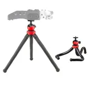 12 Flexible Tripod Stand For Zoom Recorder H6 H5 H4n H2n H1n Black+red