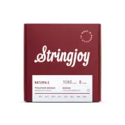 NEW Stringjoy Naturals Phosphor Bronze Mandolin Strings - Medium - .011 - .040