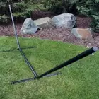 Black Hammock Stand Outdoor 12 Ft. Heavy-Duty Lightweight Durable Steel Beam NEW