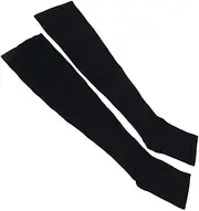 minkissy 1 Pair Compression Socks Black Socks Running Calf Sleeves Pressure Hose Calf Guards Elastic Leg Socks Varicose Socks Women Wide Calf Stretch Socks Compression+socks Calf Socks