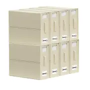 SheetCube Bed Sheet Organizers and Storage 8 Pack, Foldable Linen Closet Orga...