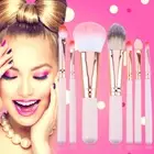 7Pcs Makeup Brushes Set Eyeshadow Brushes Portable Nose Contour Brush for Women