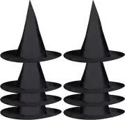 8 PCS Halloween Witch Hats Witch Costume Accessory for Halloween Cosplay Party,