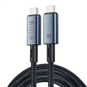 Generic USB 4.0 Type C to C 40G 8K@60Hz 240W Cable - 1m (CB-TC-Video-1M-240W)