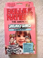 New 1979 Vintage Dolls Of All Nations The Americas Shrinky Dinks Colorforms 1621