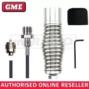 GME AS004B SILVER HEAVY DUTY ANTENNA SPRING, CABLE & PL259 PLUG AE4704 AE4705