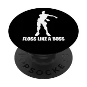 Floss Dance Like A Boss PopSockets PopGrip: Swappable Grip for Phones & PopSo...
