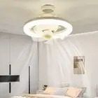 - Modern Ceiling Fan with LED Light Remote Control for Living Room (3 Colors)