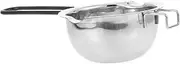 Stainless Steel Melting Pot Double Boiler for Melting Cheese Butter Wax Heat Resistant Handle for DIY Candle Making Cooking Delicate Sauces