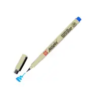 XSDK-BR-36 Sakura Pigma Brush Marker Pen, Blue Ink, Pack of 6