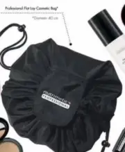 Nutrimetics Flat Make Up Case Pouch - Black