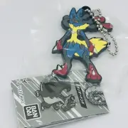 Mega Lucario Pokemon Rubber Mascot Keychain Japanese Nintendo From Japan F/S