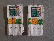 Charles Craft Stitch A Print Cross Stitch Fingertip Towels Halloween New