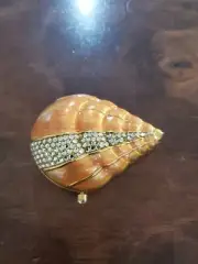 Estee Lauder Sea Shell with Crystals Lucidity Powder Compact