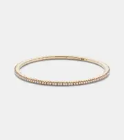 [Bucherer Fine Jewellery] Bucherer Fine Jewellery Stretchy 18kt gold bracelet with diamonds One Size yellow
