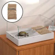 Wooden Stick Terrarium Landscaping Hideout DIY Reptile Hiding Cave Water Tank
