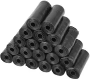 75pcs Dog Clean Up Refill Black Bags (5 Rolls x 15pcs)