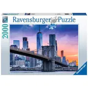 2000pc Ravensburger New York Skyline Themed Family Jigsaw Puzzle Pieces