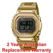 CASIO G-SHOCK FULL METAL WATCH SOLAR GMW-B5000 GMW-B5000GD-9 GOLD 2YEAR WARRANTY