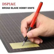 DSPIAE Broad Blade Hobby Knife Plastic Model Cutting Tools Model Carving Knife