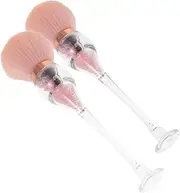 FOYTOKI Art Powder Remover Brush Soft Bristle Manicure Cleanup Tool Portable Nail Art Dust Removal