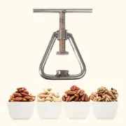 Nut Cracker Tool Black Walnut Cracker Rotate Stainless Steel Pecan Nutcracker