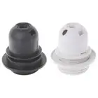 E27 Lamp Bulb Holder Edison Screw Socket White/Black Pendant Ceiling Light