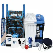 CW BOUNCER Cricket Set Blue Sports 9 Piece Kit+ Free Shipping
