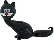 [Glass Of Venice] Murano Glass Black Venetian Cat