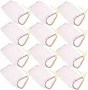 HEALEEP 50pcs Reusable Mesh Produce Bags Portable Grocery Bags for Vegetables Fruits and Poultry Washable Net Storage Pouches with Drawstring Convenient and Versatile