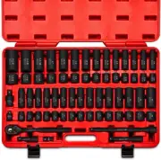 NEIKO 02448A 1/2" Drive Master Impact Socket Set, 65 Piece, Standard SAE (3/8...