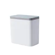 Square Mini Waste Bin Desktop Home Garbage Basket Table Trash Can Swing With Lid Office Household R-F