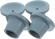 4pcs Sooth Chair Bath Chair Foot Cover Replacement Rubber Cane Tips Bath Foot Covers High Leg Pads Stool Leg Floor Protectors Crutches Tips Grey Rubber
