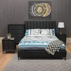 Oscar Synthetic Leather Single, K.Single, Double, Queen & King Bed Frame