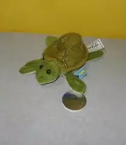 6" Sea Turtle Coke International Bean Bag Collection 1999 Salty Bahamas w/ Tag