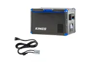 Adventure Kings 60L Camping Fridge Freezer + 1.8m 12v Fridge Cable 14AWG Cable