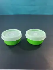 NEW!!! Tupperware Smidgets 2 TINY MINI 1oz Storage Containers, FREE SHIPPING!!!!