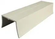 Brixwell 4" White Plastic Sash Stop Non-Handed & Reversible Design
