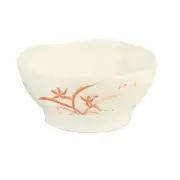 Thunder Group 3703 2 oz Gold Orchid Pattern Melamine Sauce Bowl - 1 Doz