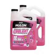 2 x Nulon Pink Premium Long Life Coolant 100% Concentrate 5 Litres PLL5