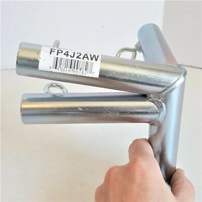 4 way Right Corner Low Peak Support Canopy Fitting Carport Booth (P4J2) 1" Pipe