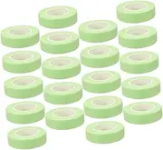 WOONEKY 20 Rolls Lash Extension Tape Breathable Fabric Lash Glue 9m/roll Green