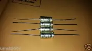 4x NOS SIEMENS SIKOREL B41590 100uf 16v 125C AX EXTREME HI-END AUDIO CAPACITORS!