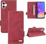 Cover Compatible with Motorola Edge 30 Pro/Edge X30,Compatible with Motorola Edge Plus 2022 / Edge Plus 5G UW 2022 Magnetic Buckle Flip Stand PU Leather Wallet Card Slot Cover Red