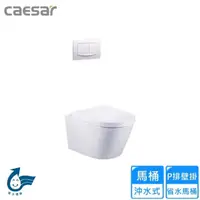 在飛比找momo購物網優惠-【CAESAR 凱撒衛浴】P排壁掛省水馬桶(CP1505 不