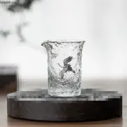 Chinese Cloud Glass Tea Mugs Tea Sea Teacup Teaware Transparent Tea Ceremony