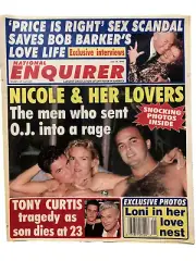 National Enquirer July 19, 1994 Audrey Hepburn Cameron Mitchell Tony Curtis