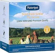 Hatortpet 5LB High Calcium Dried Black Soldier Fly Larvae for Chickens, Birds, Reptiles